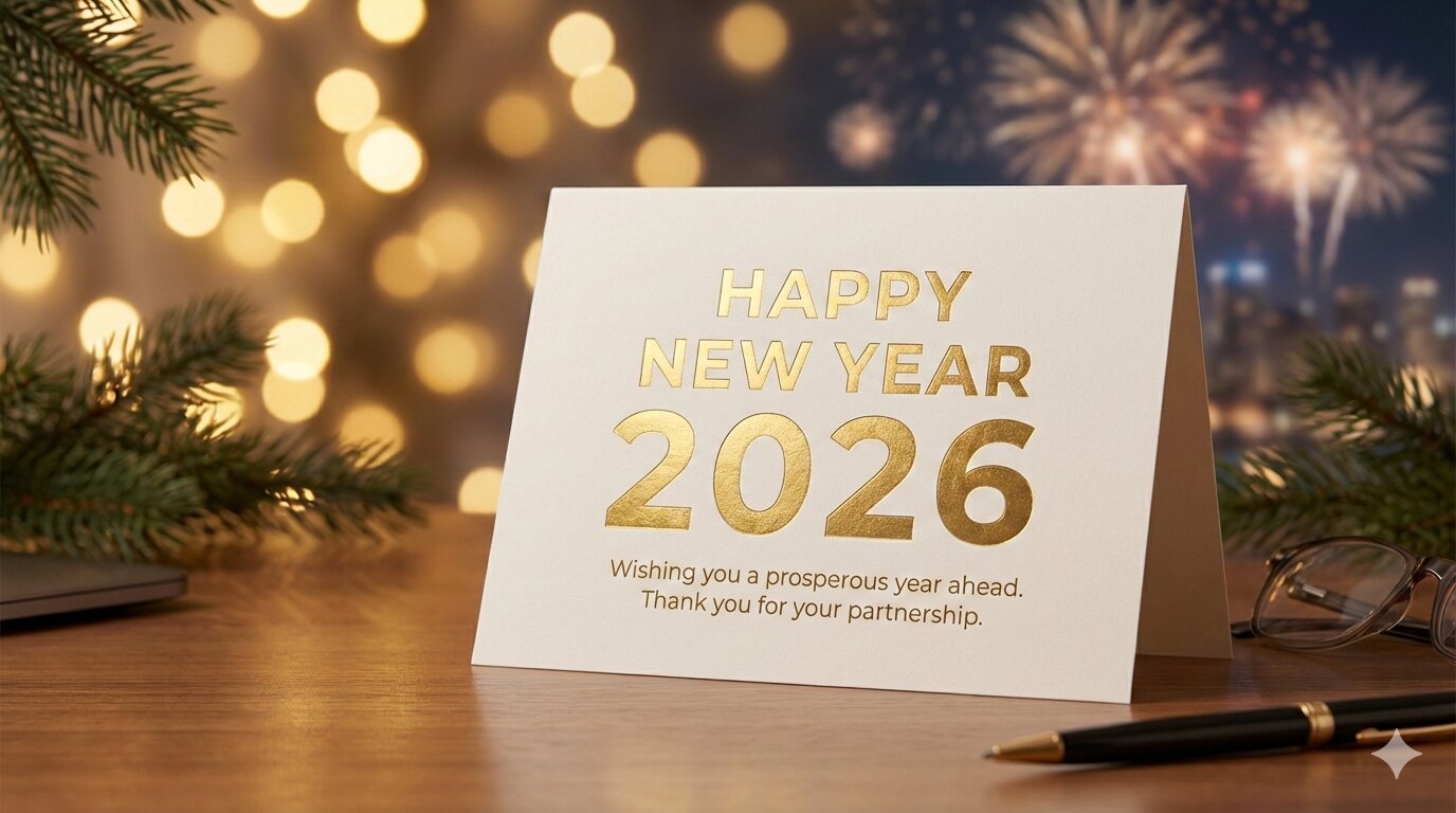 Поздравление с 2026 годом. Наша новогодняя праздничная композиция.