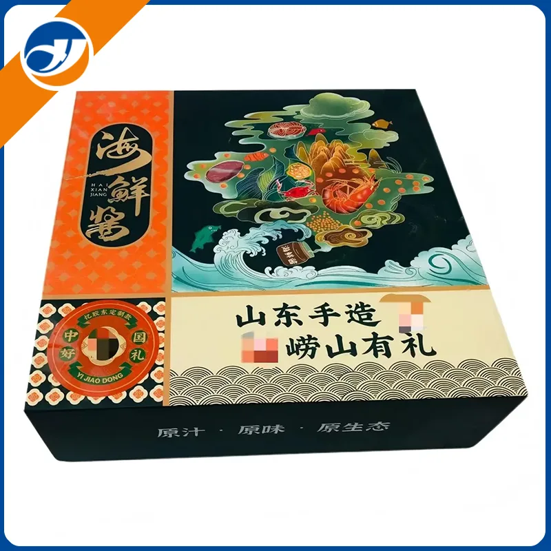 Складная магнитная коробка для упаковки соуса